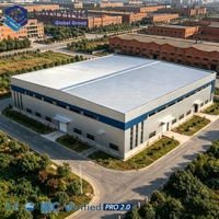 Almacén de Estructura de Acero Prefabricado Personalizado SYLY, Construcción Rápida, Gran Vano, Panel Sándwich Q235/Q355, Moderno