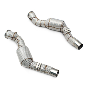 ท่อไอเสียแบบ OEM Catted Header Downpipe สำหรับรถยนต์ Maserati Quattroporte GTS V8 3.8T ปี 2013-2016 รถสปอร์ต ท่อ SUS304 ระบบไอเสียไหลสูง - Product Image 1