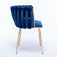 Fauteuil chaise longue à dossier haut en velours vert, capitonné, pour chambre et salon, design moderne et luxueux en tissu