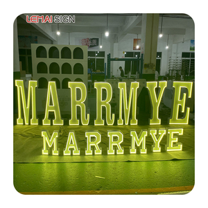 Đèn Neon Chất Lượng Cao Nhà Máy Bóng Đèn <span class=keywords><strong>Led</strong></span> Cỡ Lớn 3ft4ft Chữ Cái Ký Hiệu Dạ Quang Kỹ Thuật Số Gắn Trần Sáng - Product Image 4