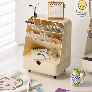 Schublade Doppelschichtig Multifunktional Studenten Haushalt Büro Schreibtisch Schreibwaren Kombinationsaufbewahrung Patentiertes Design <span class=keywords><strong>SN016</strong></span> 14x18x24 - Product Image 4