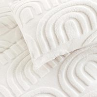 Ensemble de housse de couette tuftée 100% coton de haute qualité literie lavée pour la maison et l'hôtel King Queen Twin et tailles complètes disponibles