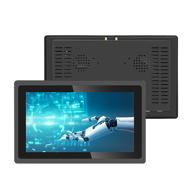 15.6\" Rugged Aluminium Panel Embedded Mount Touch PC Industrial Capacitive Windows Panel PC with Intel I7 Processor