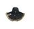 Capucha acolchada de algodón con armadura de hierro negro medieval con cuello Gorget estampado UV y disfraz de armado Coif - Product Image 4