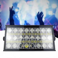 Projecteur matriciel LED RGBW stroboscopique DMX512 à activation sonore et intensité variable pour discothèque, concert, DJ, fête