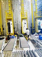 Chariot élévateur robotisé AGV, chariot élévateur à fourche, chariot automatisé à guidage automatique, petit équipement de manutention en métal pour la logistique d'entrepôt