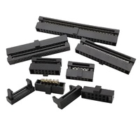 Harga pabrik 6-64Pin soket perempuan 2.54mm pitch konektor IDC