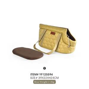 Tas Travel hewan peliharaan, selempang bahu lipat nyaman pembawa anjing kucing grosir - Product Image 6