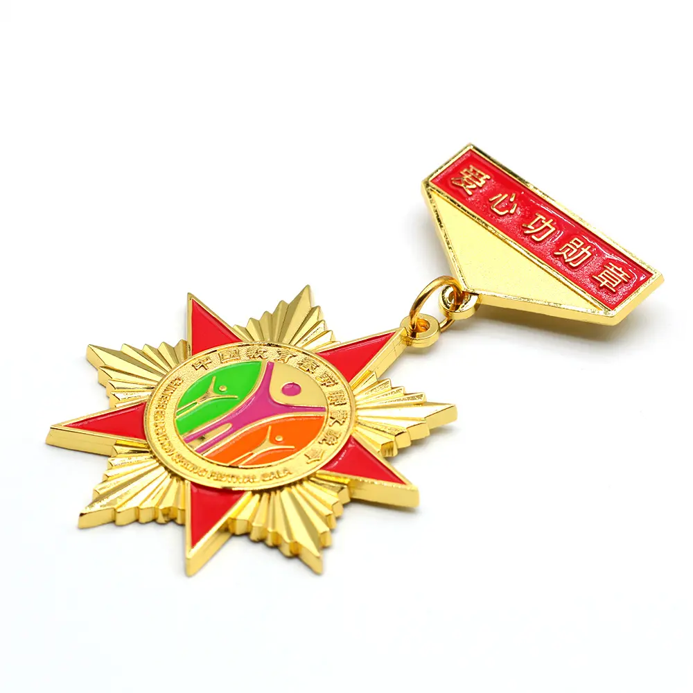 Özel Logo ordu askeri madalya madalya kartal altın madalyalar satılık