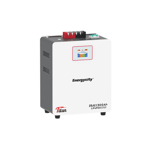 Batterie lithium 300Ah 25.6V empilable murale hors réseau avec BMS intelligent, sortie 0-10kWh, IP21, usage domestique - Product Image 1