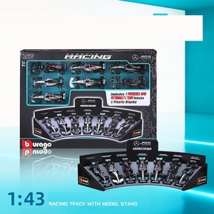2026-06 Set di 7 Modellini di Auto da Corsa Formula <span class=keywords><strong>1</strong></span> <span class=keywords><strong>F1</strong></span> in Scala <span class=keywords><strong>1</strong></span>:43 (con Casco) Modello in Lega di Simulazione 4 #   81 # - Product Image 2