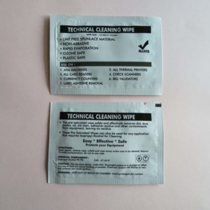 Pequeño Mini Paquete Individual Envuelto Individualmente Logotipo Personalizado Industrial Multiusos 99% Alcohol Isopropílico IPA Toallitas - Product Image 5