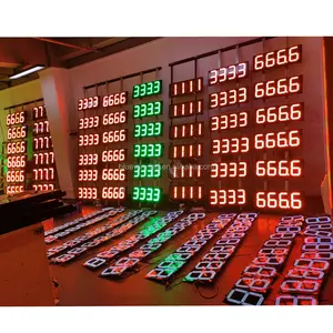 Wholesale Led Price Sing 16inch Digital Numbersign For Gas Station