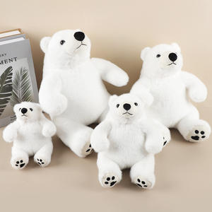 Muñeco de Peluche de Oso Polar para Niños al por Mayor, Hecho de Poliéster y Algodón, Ideal para Souvenirs de Zoológicos Transfronterizos, ODM Disponible - Product Image 5