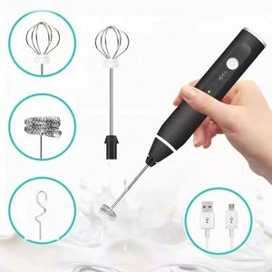 Factory Price 2 in 1 Milk Frother Usb Rechargeable Coffee Foam Custom Portable Handheld Whisk - Product Image 2