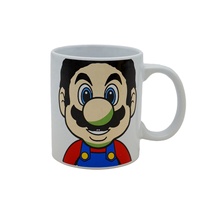 Tasse à café en céramique pour enfants, champignon, dessin animé de Super Mario