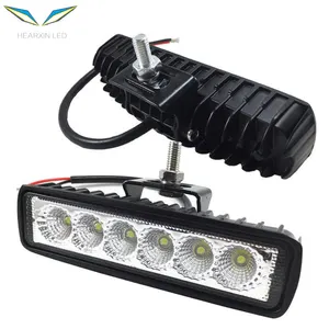 Lampu Sorot LED Mobil, Lampu Sorot LED DRL untuk SUV Offroad 4X4 6 Inci 18W 12V 24V