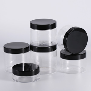 <b>Plastic</b> Jar 60mm Diameter 120ml Capacity PET Cylinder For Personal Care <b>Packaging</b> - Product Image 3