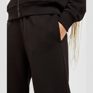 Trendy Two Piece Set <b>Women</b> 2026 Casual Set Solid <b>Slacks</b> Pleated Waist Long Sleeves Print Outfits Winter breathable Tracksuits - Product Image 1