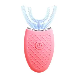 Китайская Высококачественная Персонализированная Ультразвуковая электрическая зубная щетка U-образной формы для отбеливания зубов