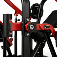 Machine de musculation commerciale inclinée pour la pectorale, équipement de gym à charge libre pour développements en assis