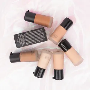 6 Farben Liquid Foundation Makeup Vollständige Abdeckung Matte Base Make Up Liquid Foundation