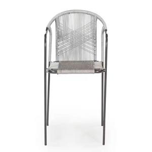 เก้าอี้บาร์บาร์พร้อมเชือกสำหรับห้องครัวเก้าอี้บาร์บาร์บาร์บาร์สำหรับผับเฟอร์นิเจอร์เชิงพาณิชย์แนะนำเป็นอย่างยิ่ง - Product Image 1