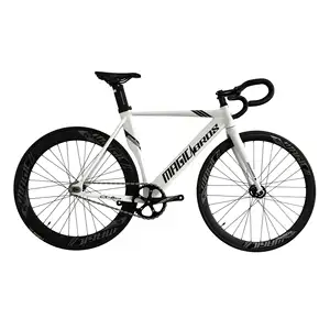 Дешевая цена 700C алюминиевый сплав Фиксированная Рама Велосипед с фиксированной передачей 48 мм/52 мм/55 мм Bicicleta Fixie шоссейный велосипед