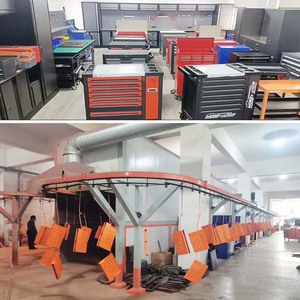 Armario de Almacenamiento Metálico de Alta Resistencia, Acero Laminado en Frío, Armario de Garaje con Estantes Ajustables, OEM ODM OBM, Capacidad de Carga de 200 kg, con Candado - Product Image 2