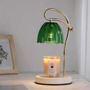 Mới thủy tinh AMZ nến ấm hơn đèn trong nhà sử dụng hương thơm hương thơm Đèn bàn GU10 galogen bóng đèn hẹn giờ chuyển đổi sáp melter - Product Image 4