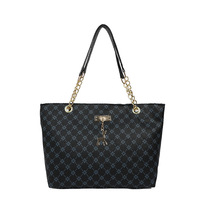 Tas Tote Wanita Mewah Desainer YIKU, Bahan Kulit PU, Tas Selempang, Tali Tunggal, Penutup Ritsleting, Hiasan Rantai, Gaya Fashion
