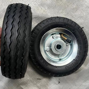 6*2 roda pneumática do pneu do rodízio para a ferramenta carrinho plataforma carrinho com 6 polegadas 2 largura - Product Image 4