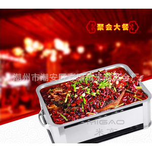 Parrilla Rectangular de Acero Inoxidable Migo, Gruesa, para Barbacoa, Uso en Exteriores, Resistente - Product Image 3