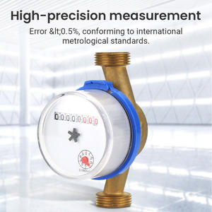 OEM/ODM シングルジェット乾式15mm/1/2インチ/1/4インチ真鍮製計量水道メーター - Product Image 4