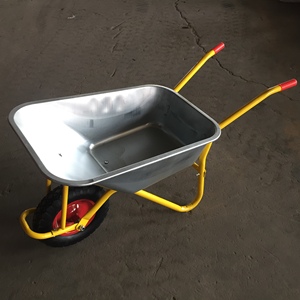 <strong>Cart</strong> Yard Garden Utility <strong>Wagon</strong> <strong>Dump</strong> Lawn Heavy Duty Wheelbarrow Trailer Steel - Product Image 6