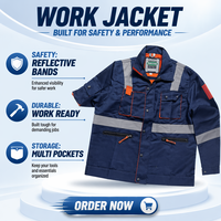Combinaison de travail en coton multi-poches pour le commerce extérieur, vêtement de protection pour marins, tenue de réparation détachable et ajustée
