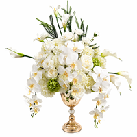 Bunga Buatan Sutra Sentuhan Realistis Buatan Tangan Grosir Pabrik Mawar Hydrangea Anthurium Alocasia untuk Pernikahan dan Acara