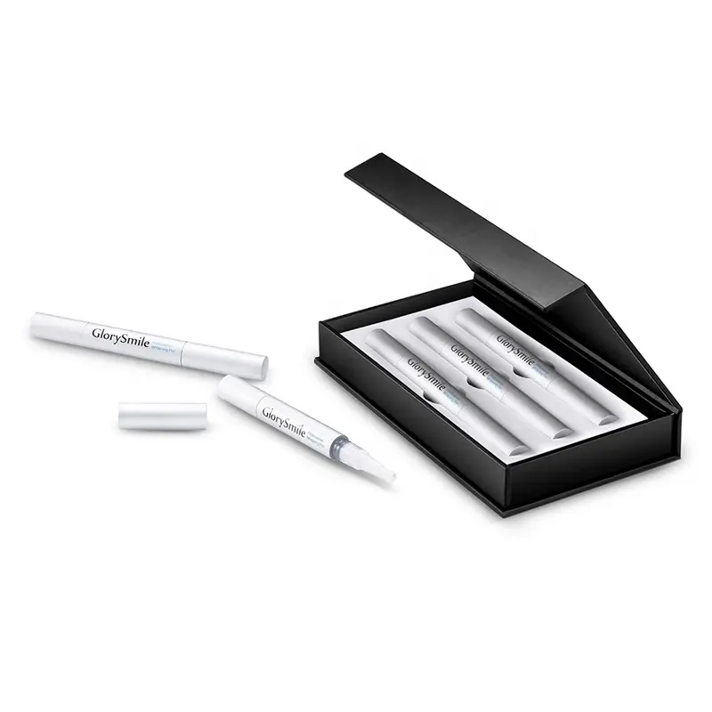 2ml New Dazzling Twist Up Cosmetic Pen Aluminum Matt White Tooth Bleaching Gel Dental Teeth Whitening Pens