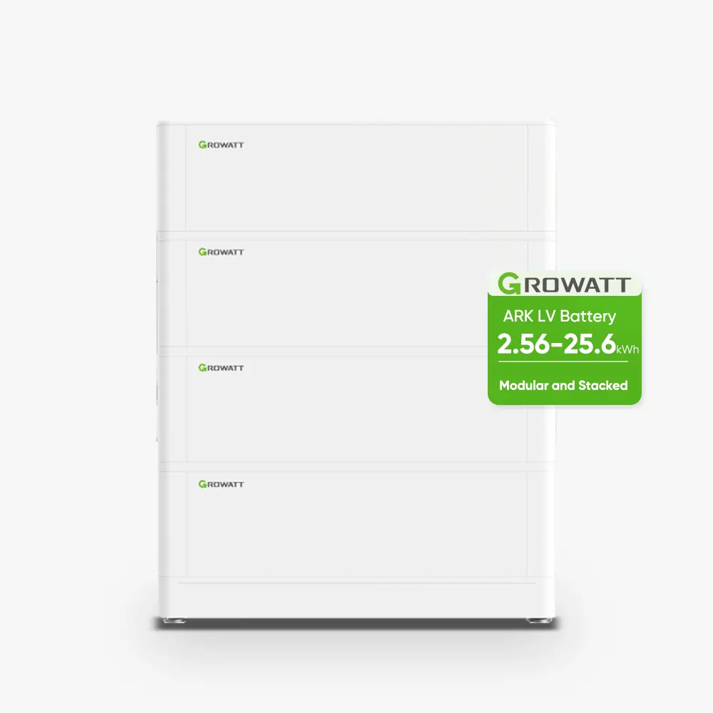 Ddp Inclusief Belasting Snel Gratis Verzending 10kwh 15kwh Gestapelde Hv Lv Batterij Zonne-Energie 51.2V Box Growatt Batterij Ark Voor Thuisgebruik