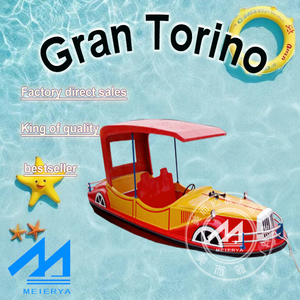 水上タクシーボート水上遊具工場水上遊具クラシックバンパーカーボートデザイングラスファイバーペダル電気ボート - Product Image 5