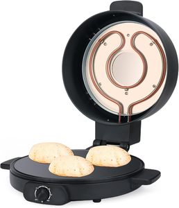Máquina para hacer pan árabe de alta calidad de 30CM, máquina para hacer pan eléctrica, máquina para hacer pizza redonda árabe, máquina para hacer pizza, 30CM - Product Image 2