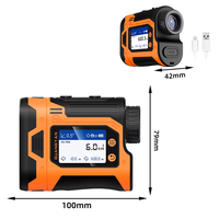 Mini Télémètre Laser 6X Zoom 600 Yards pour Le Golf, La Chasse et Les Sports de Plein Air