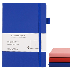 Sang trọng A5 trường Tạp Chí máy tính <span class=keywords><strong>x</strong></span>ách tay 100 sheets với mô hình chấm bìa cứng da Bìa nhiệt ràng buộc khuyến mại văn phòng phẩm - Product Image 5