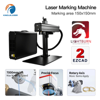 Nouveau graveur laser à fibre industriel 20W/30W/50W, marquage permanent haute vitesse des pièces métalliques, fichiers DXF/DWG/DST, CNC mini portable