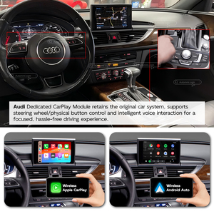 Module d'interface décodeur sans fil <span class=keywords><strong>Apple</strong></span> <span class=keywords><strong>CarPlay</strong></span> Android Auto A3 <span class=keywords><strong>A4</strong></span> A5 A6 A7 Q2 Q7 <span class=keywords><strong>B9</strong></span> pour <span class=keywords><strong>Audi</strong></span> 2010-2018 - Product Image 3