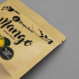 Wholesale with clear Window Kraft <strong>Paper</strong> Packaging Popcorn Open Top <strong>Paper</strong> <strong>Bag</strong> for Popcorn Food Dried Mango <strong>Bag</strong> - Product Image 3