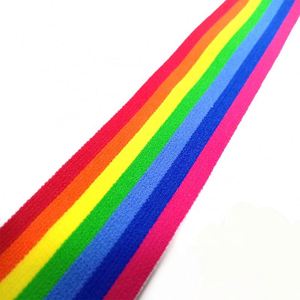 Cinta Elástica Multicolor Personalizada Tejida y con Degradado de Arcoíris - Product Image 3