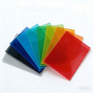 Vente en gros de panneaux solaires en PC écologiques, résistants aux UV, légers, en plastique solide, 12 mm, transparents, bleus, oranges, imprimés, découpés - Product Image 5