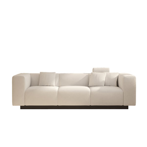Sofá de Lana de Cordero FX80011 Color Crema, Estilo de Diseñador, para Sala de Estar o Dormitorio - Product Image 5