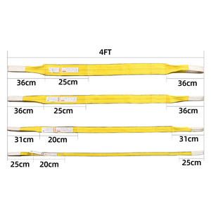 Nhiệm vụ nặng nề tiêu chuẩn phẳng tổng hợp Polyester <span class=keywords><strong>web</strong></span> cáp treo các nhà sản xuất - Product Image 2